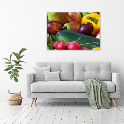 Canvas foto Fruit en groenten