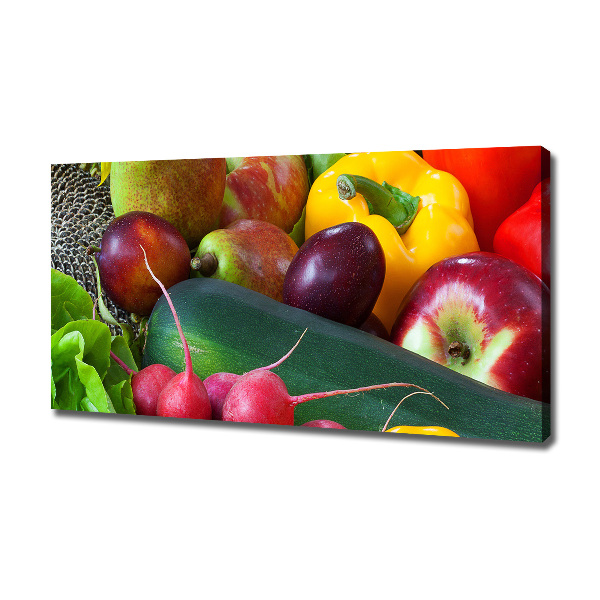 Canvas foto Fruit en groenten