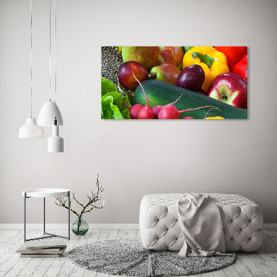 Canvas foto Fruit en groenten