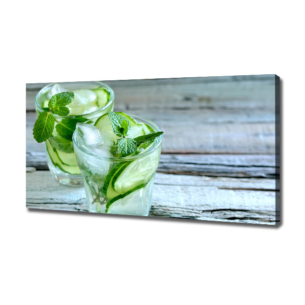 Canvas schilderij Komkommerwater