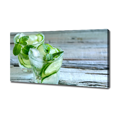 Canvas schilderij Komkommerwater