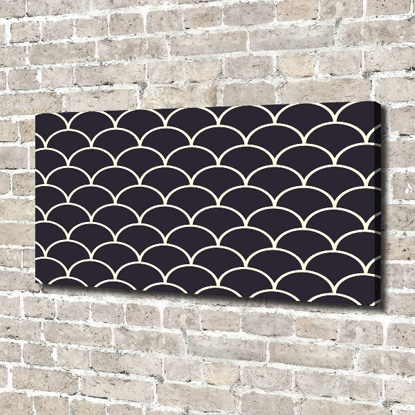 Canvas foto Visschubben