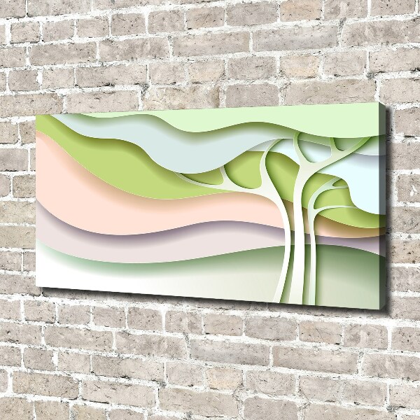 Foto canvas Abstracte boom