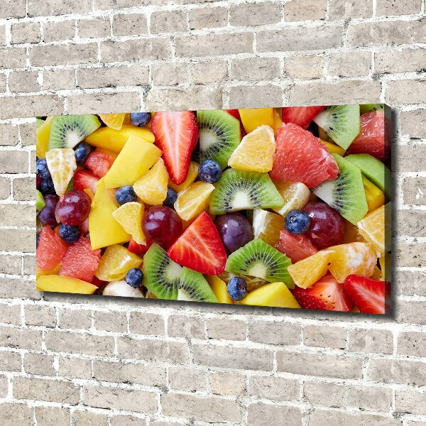 Foto canvas Gesneden fruit