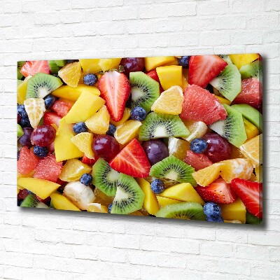 Foto canvas Gesneden fruit