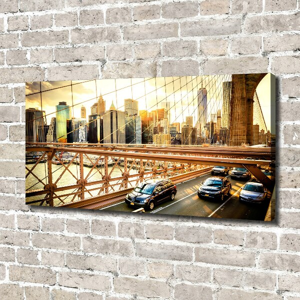 Schilderij op canvas Brooklynbrug