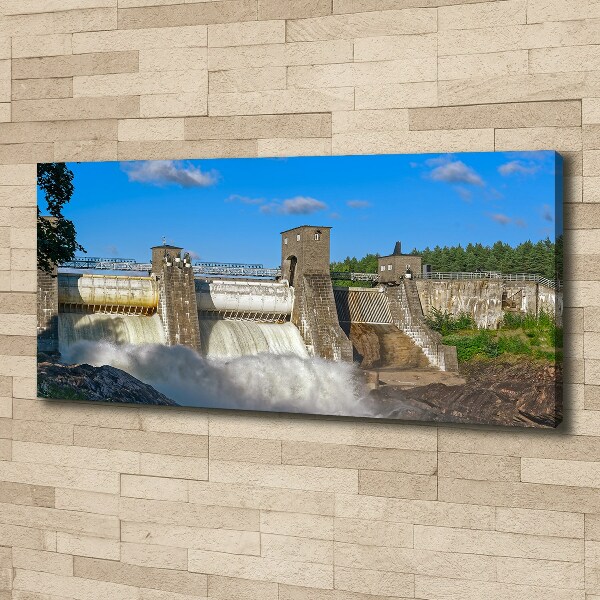 Foto op canvas Waterdam