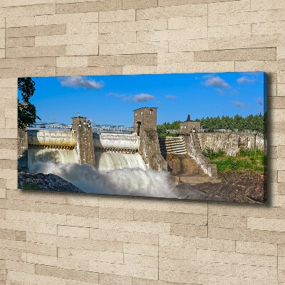 Foto op canvas Waterdam