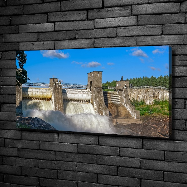 Foto op canvas Waterdam