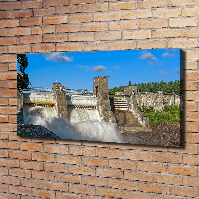 Foto op canvas Waterdam