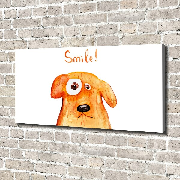 Schilderij op canvas Hond