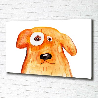 Schilderij op canvas Hond