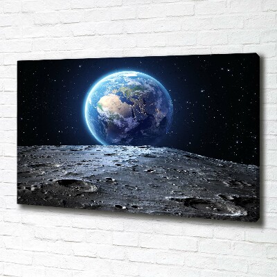 Canvas foto Planeet Aarde