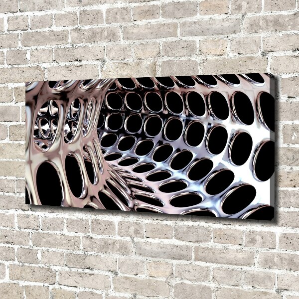 Foto op canvas Metalen tunnel