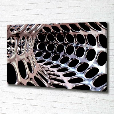 Foto op canvas Metalen tunnel