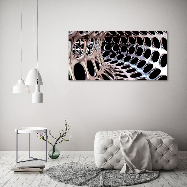 Foto op canvas Metalen tunnel