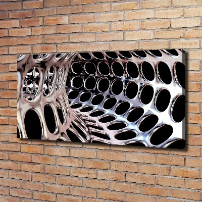 Foto op canvas Metalen tunnel