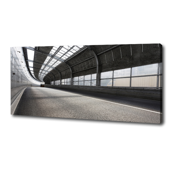 Schilderij op canvas Weg in de tunnel