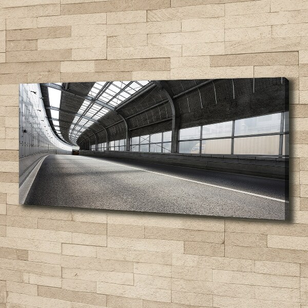 Schilderij op canvas Weg in de tunnel