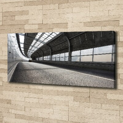 Schilderij op canvas Weg in de tunnel