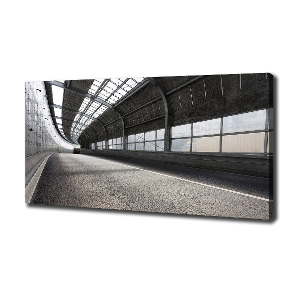 Schilderij op canvas Weg in de tunnel