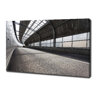 Schilderij op canvas Weg in de tunnel