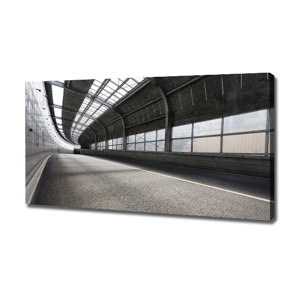 Schilderij op canvas Weg in de tunnel