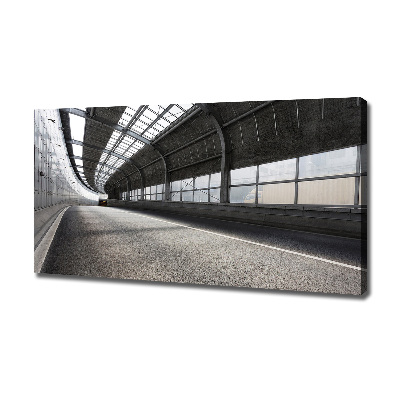 Schilderij op canvas Weg in de tunnel