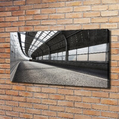 Schilderij op canvas Weg in de tunnel