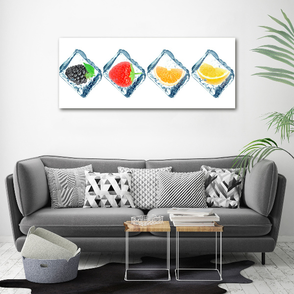 Schilderij op canvas Fruitblokjes