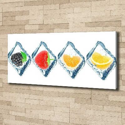 Schilderij op canvas Fruitblokjes