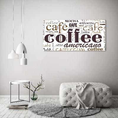 Foto canvas Koffie