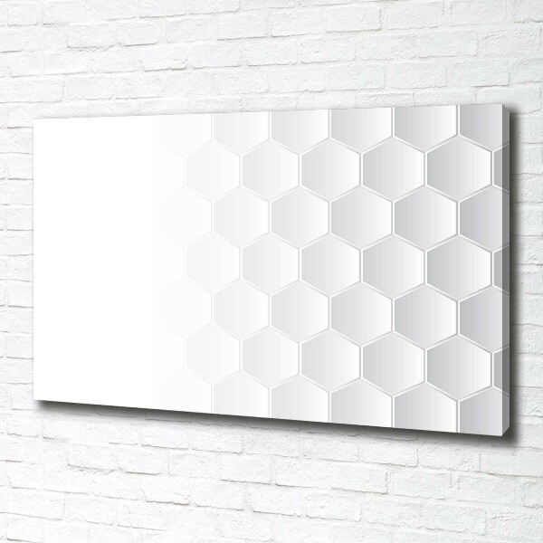 Foto canvas Achtergrond met zeshoeken