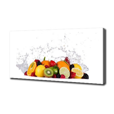 Foto op canvas Fruit en water