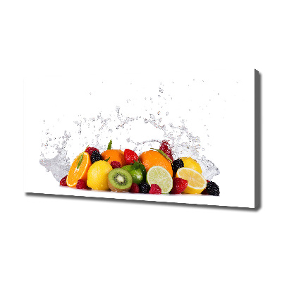 Foto op canvas Fruit en water