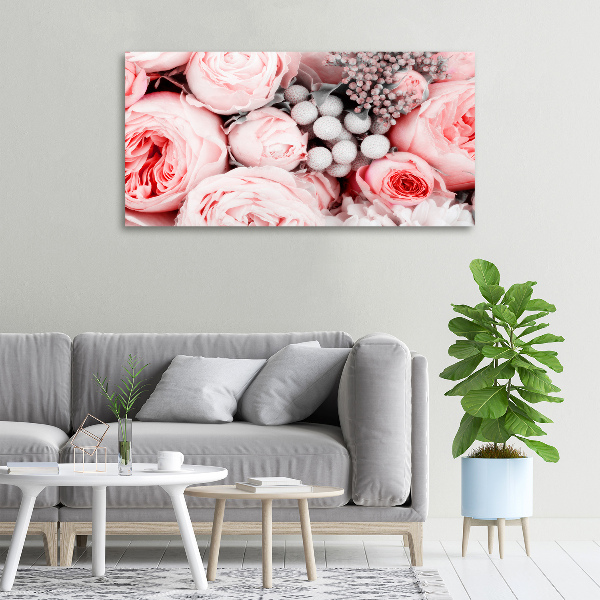 Canvas schilderij Een boeket bloemen