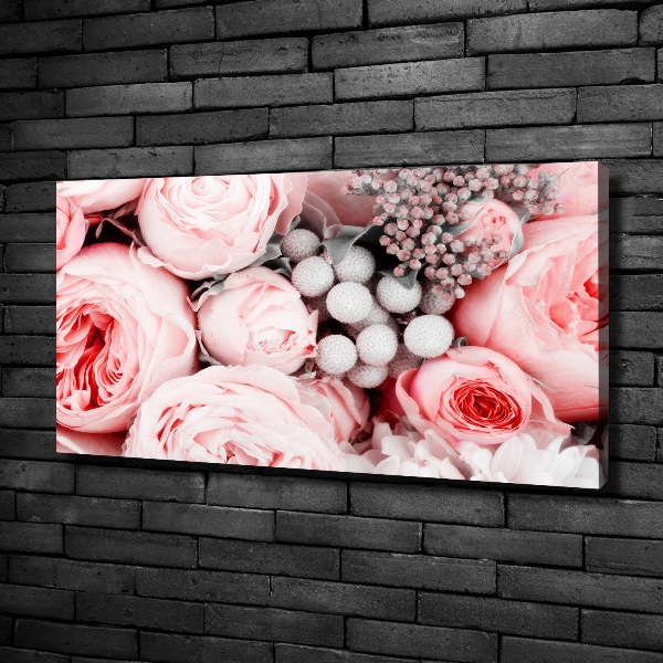 Canvas schilderij Een boeket bloemen