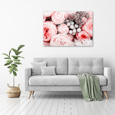 Canvas schilderij Een boeket bloemen