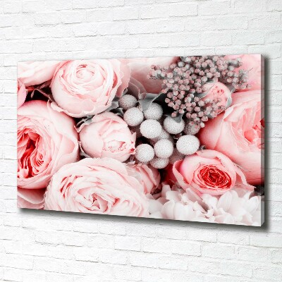 Canvas schilderij Een boeket bloemen