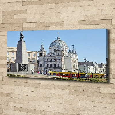 Canvas foto Vrijheidsplein Łódź