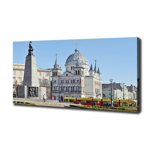Canvas foto Vrijheidsplein Łódź