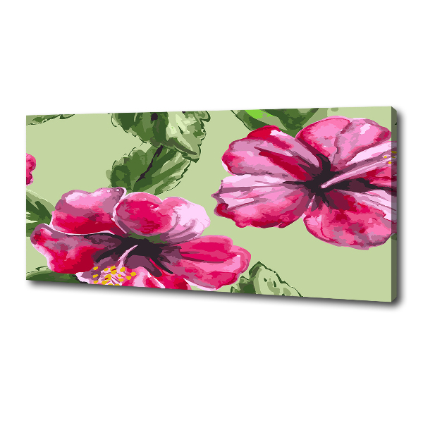 Foto op canvas Hawaiiaanse bloemen