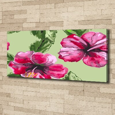 Foto op canvas Hawaiiaanse bloemen