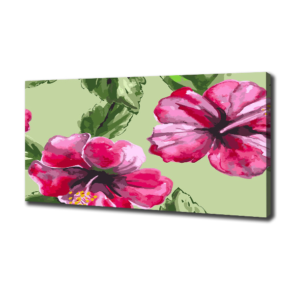 Foto op canvas Hawaiiaanse bloemen