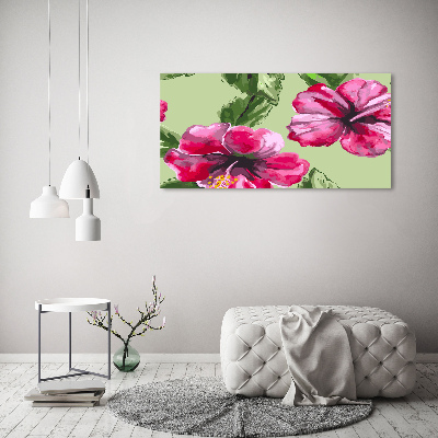 Foto op canvas Hawaiiaanse bloemen