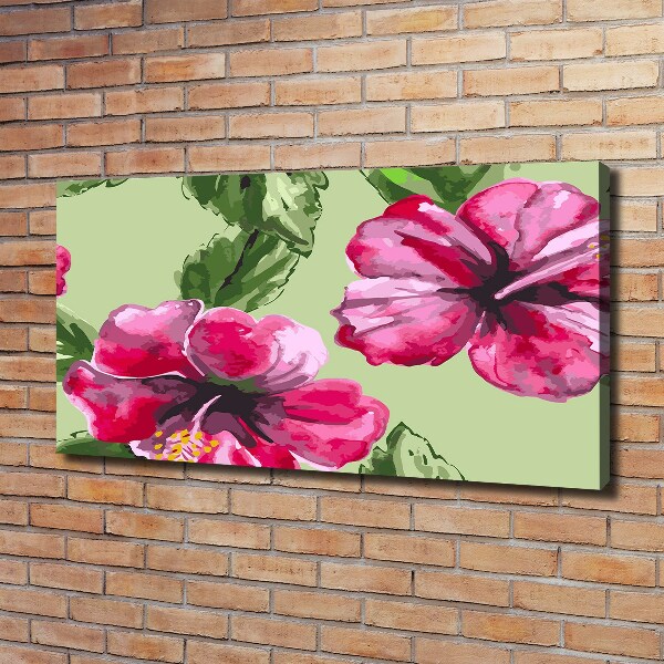 Foto op canvas Hawaiiaanse bloemen