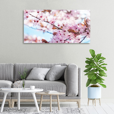 Schilderij op canvas Kersenbloesems