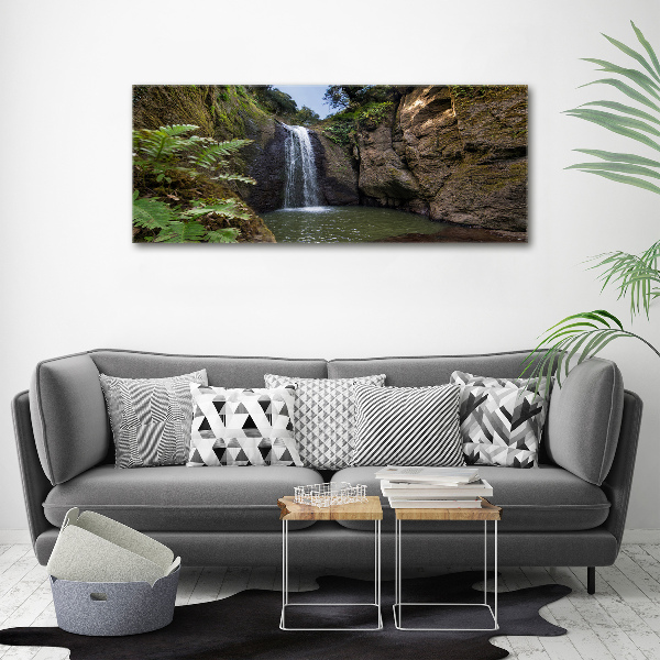 Foto canvas Waterval op Sardinië