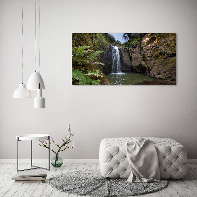Foto canvas Waterval op Sardinië