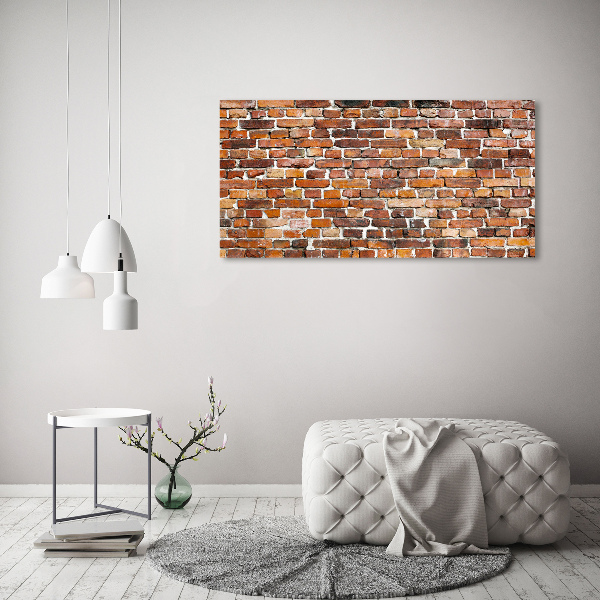 Schilderij op canvas Bakstenen muur